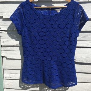 Banana Republic sz 14 Peplum Top